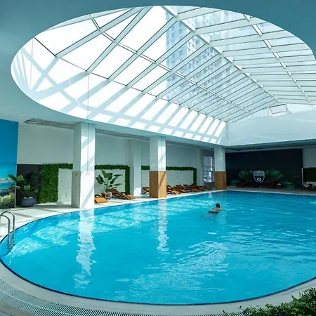 19th Floor In Cevahir With Pool Fitness Apartment *